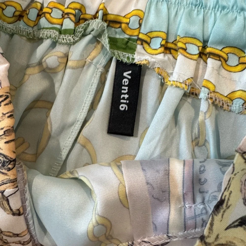 Venti6 Wide Leg Printed Palazzo Pants size medium - Picture 5 of 8